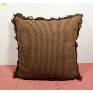 Hearth & Hand with Magnolia 18x18" Textured Woven Toss Pillow Brown*
